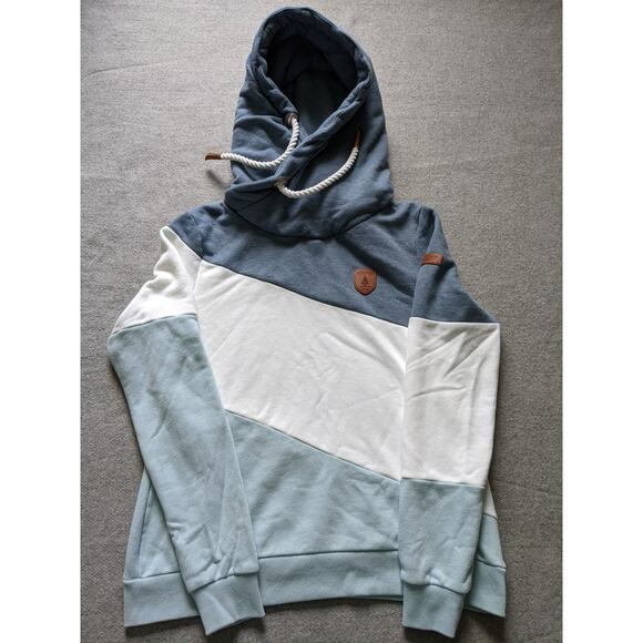 Wanakome Selene Hoodie Womens Size XL Mix Green White Blue Thick Heavy Outdoor - Picture 1 of 7